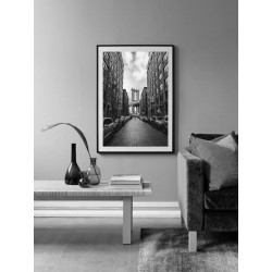 Постер в рамці "Бруклінський міст. Нью-Йорк"