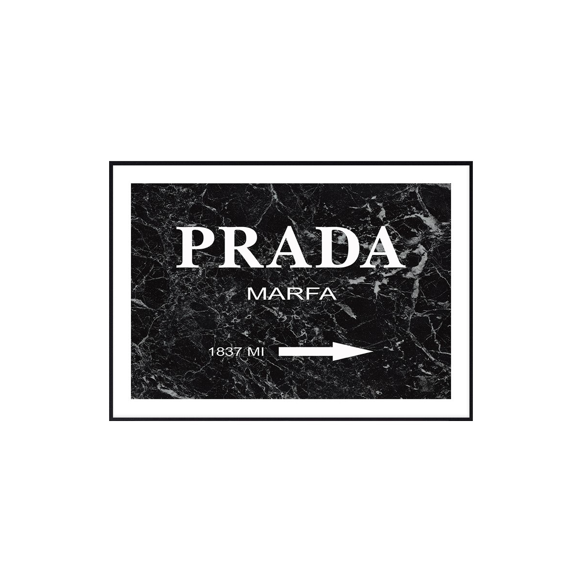 Постер в рамці "Prada"