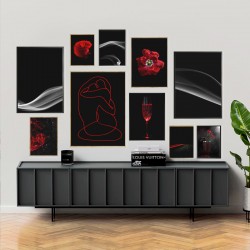 Комплект постеров в рамках "Amour"