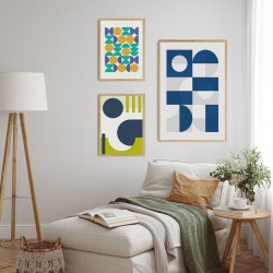 Комплект постерів в рамках "Modern Geometric"