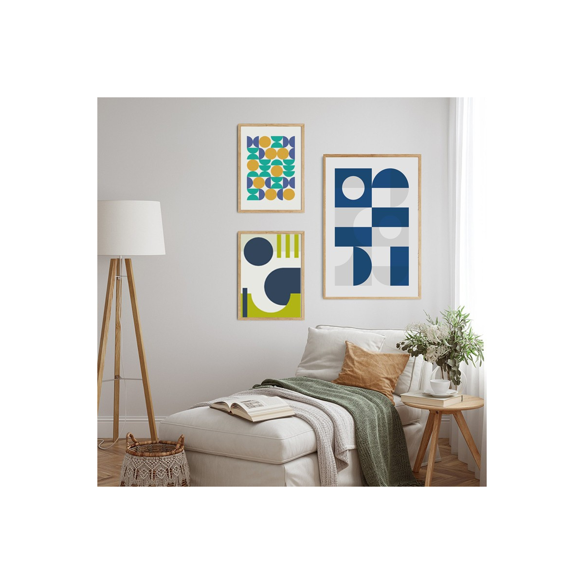 Комплект постерів в рамках "Modern Geometric"