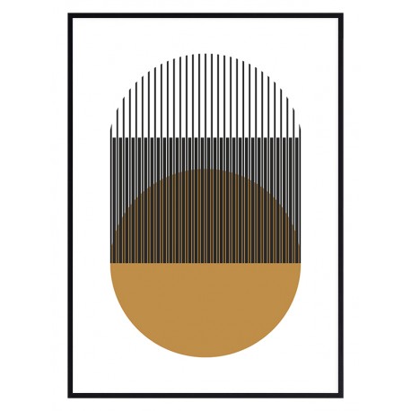 Комплект постеров в рамках "Geometric Art"