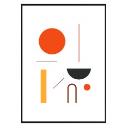 Комплект постеров в рамках "Geometric Art"