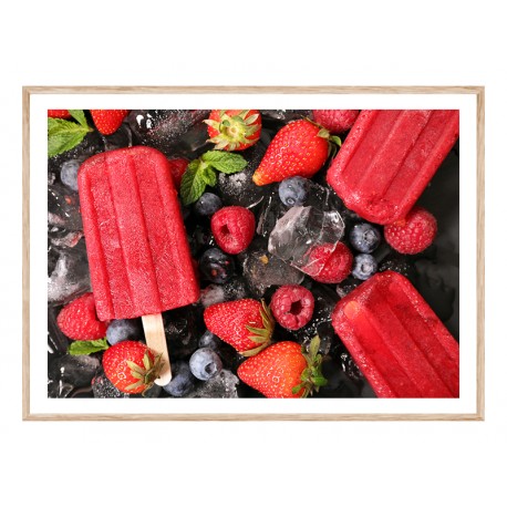 Комплект постеров в рамках "Fruit paradise"