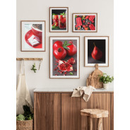 Комплект постеров в рамках "Fruit paradise"