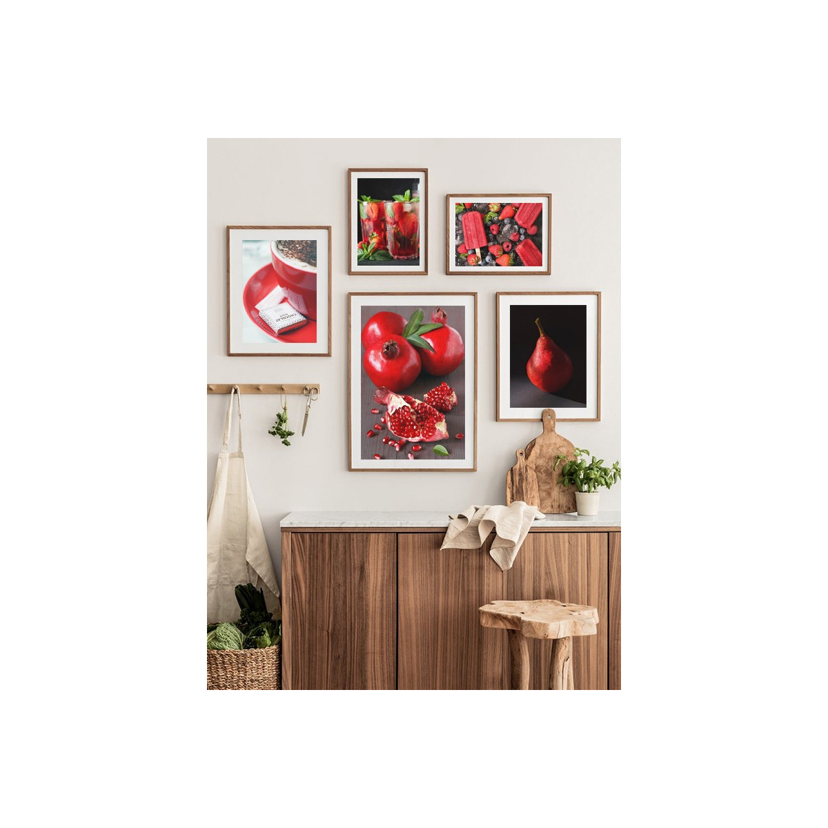 Комплект постеров в рамках "Fruit paradise"