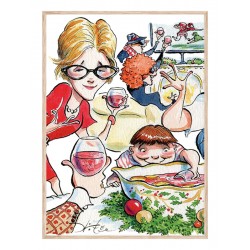 Комплект постеров в рамках "Fruity Vintage"