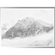 Постер "Black-white mountains"
