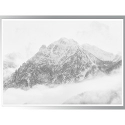 Постер "Black-white mountains"