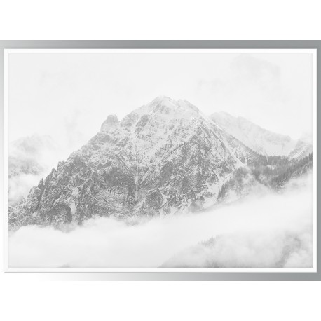 Постер "Black-white mountains"