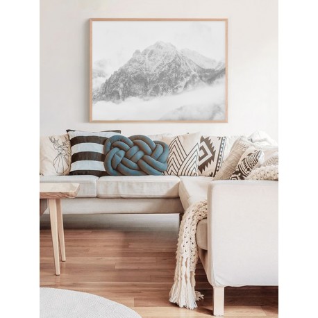 Постер "Black-white mountains"