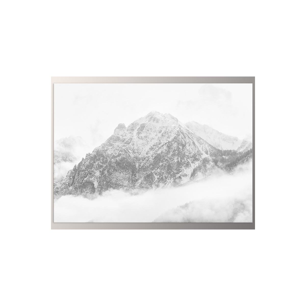 Постер "Black-white mountains"