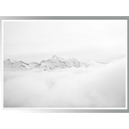 Постер "Black-white mountains"