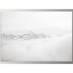 Постер "Black-white mountains"