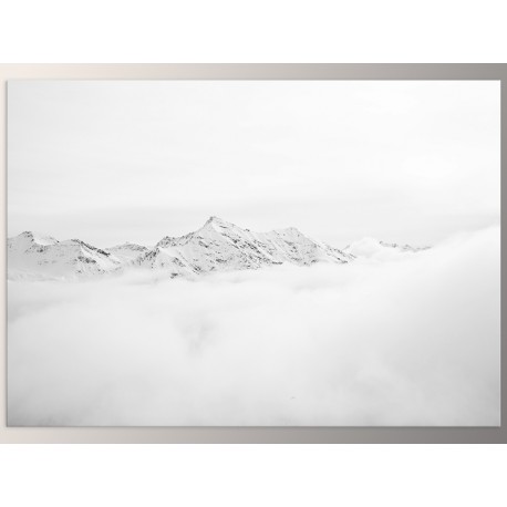 Постер "Black-white mountains"