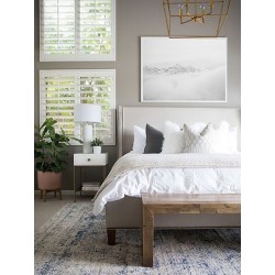 Постер в рамке "Black-white mountains"