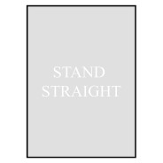 Комплект постерів в рамках "Stand straight"