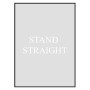 Комплект постерів в рамках "Stand straight"