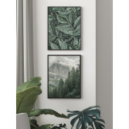 Постер "Green leaves"