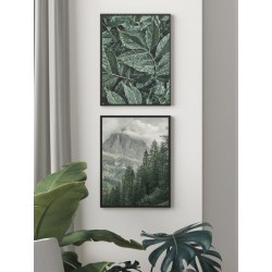 Постер "Green leaves"