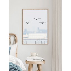 Постер в рамці "Чайки"