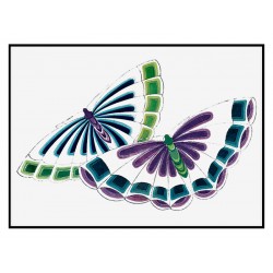 Постер в рамці "Японський метелик. Камісака Сікка. 1904 рік"