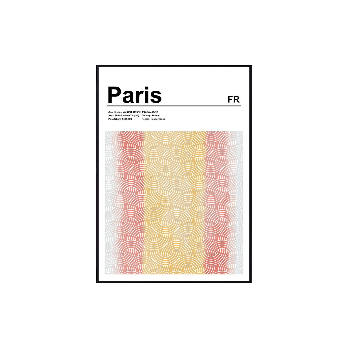 Постер в рамке "Paris"