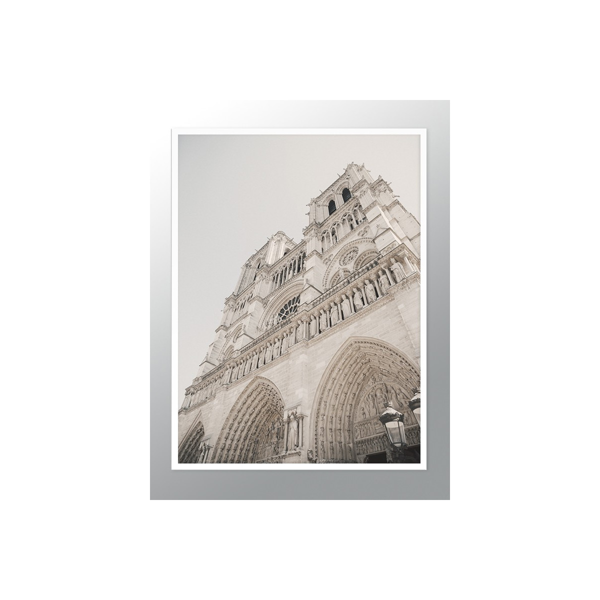 Постер в рамке "Square Jean XXIII. Paris"