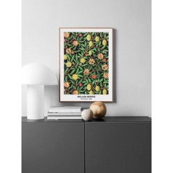 Постер в рамці "Фруктовий візерунок. Вільям Морріс"