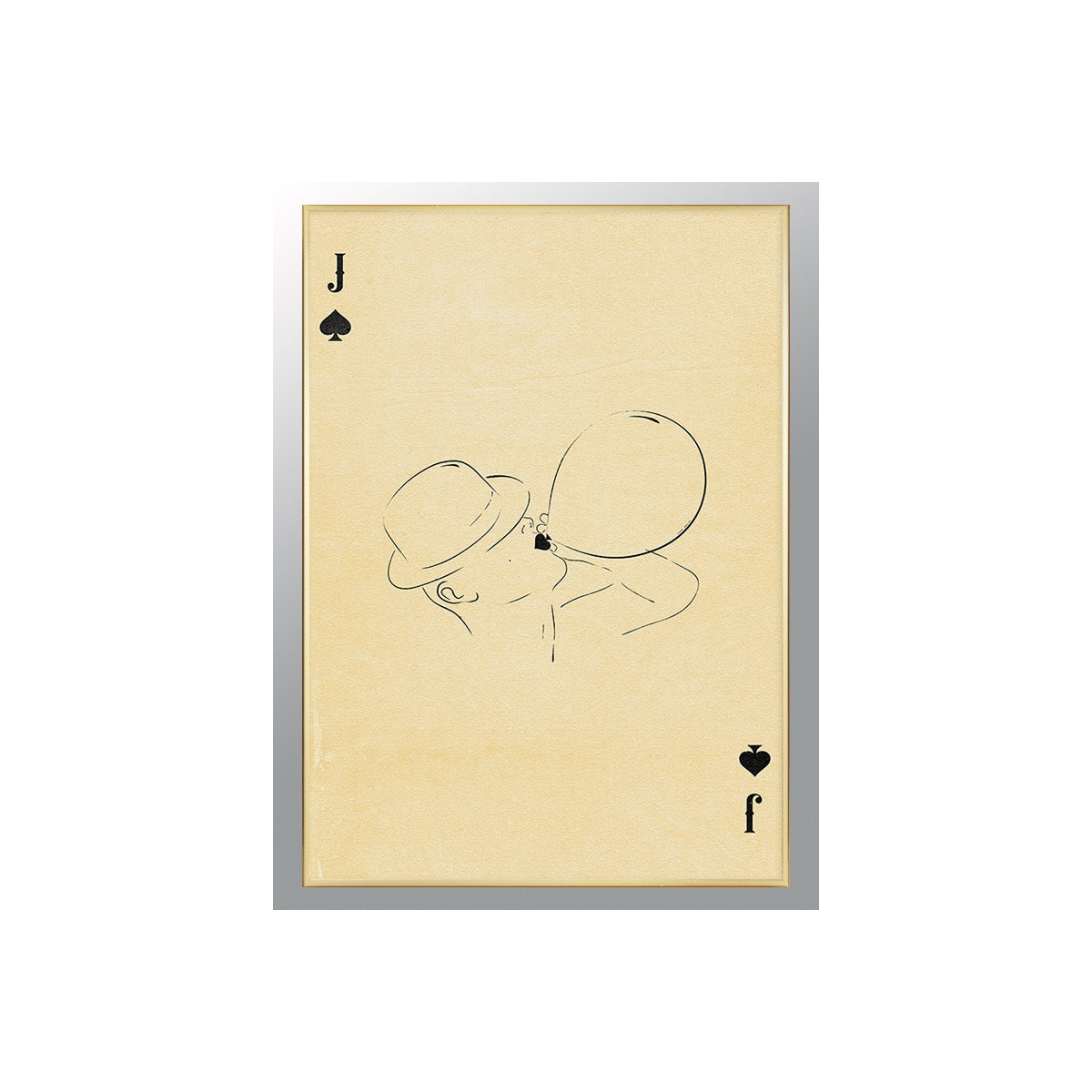 Постер в рамці "Jack of Spades"