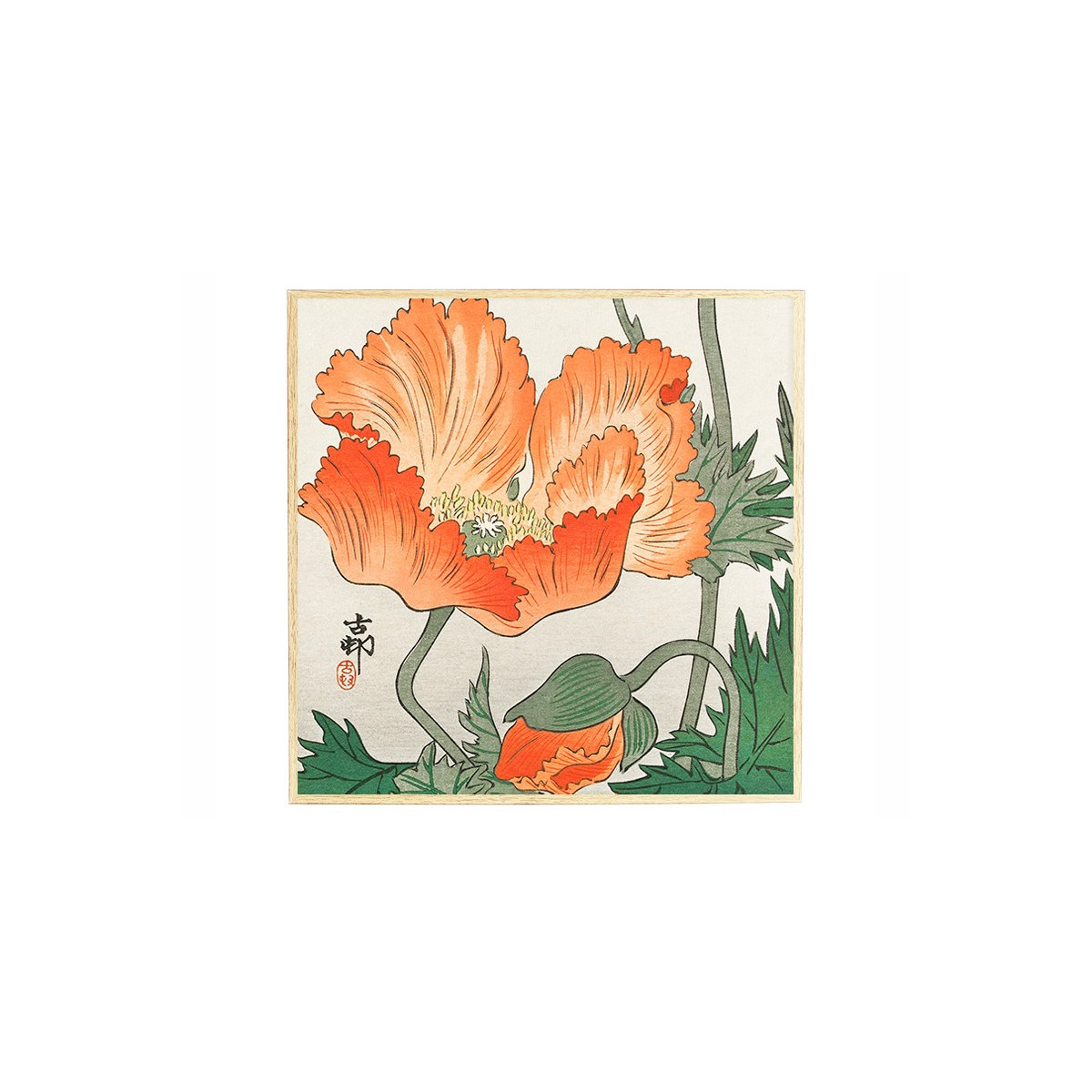 Постер в рамке "Poppy Art"