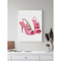 Постер "Chanel Vintage Pink Sandal Shoes, 1995"