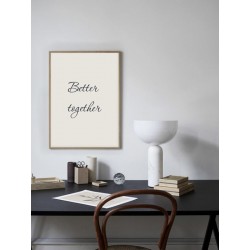 Постер в рамці "Better together"