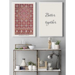 Постер в рамці "Better together"