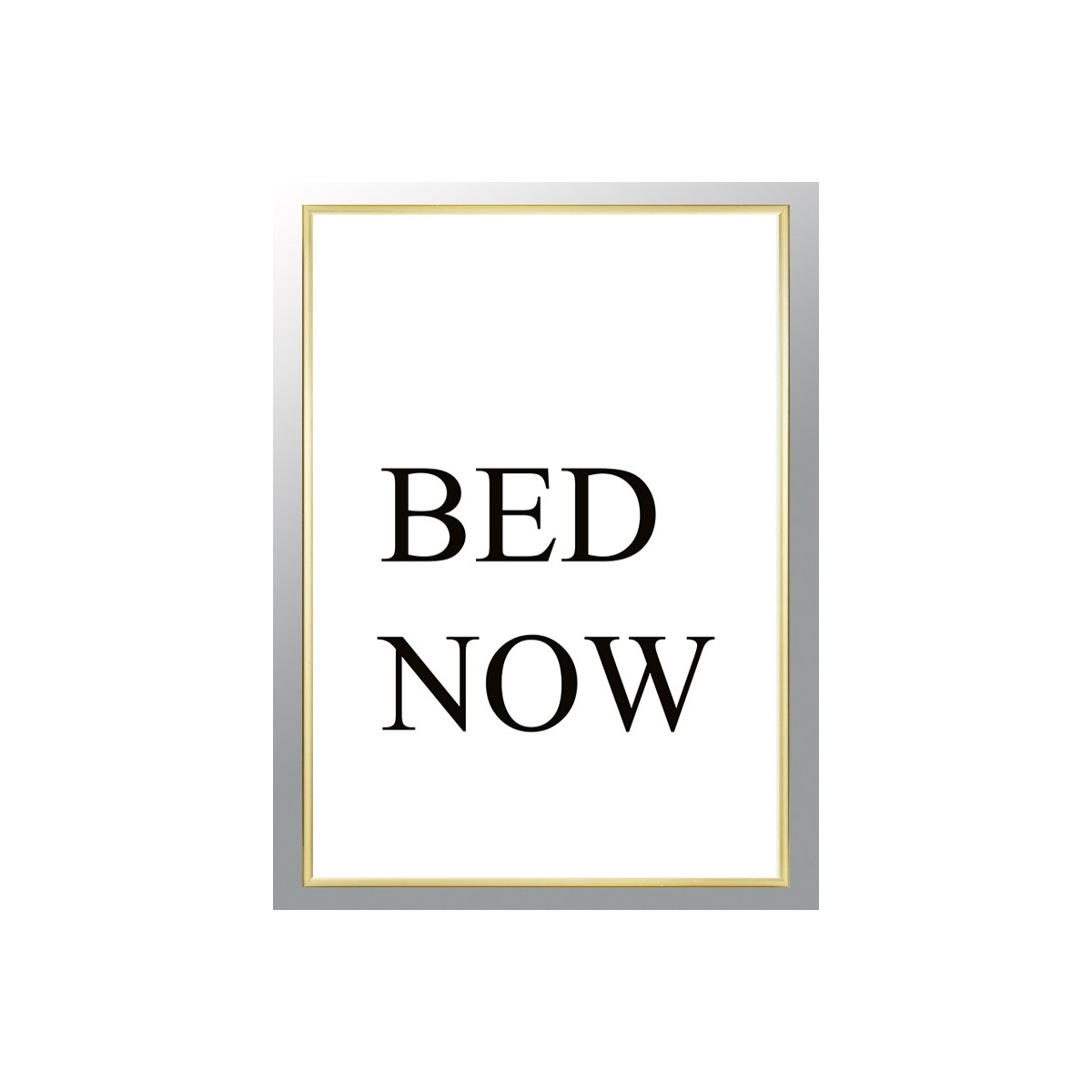 Постер в рамке "Bed Now"