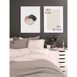 Постер в рамці "У мистецтві немає правил"