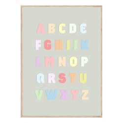 Постер в рамке "ABC"