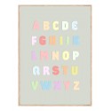Постер в рамке "ABC"