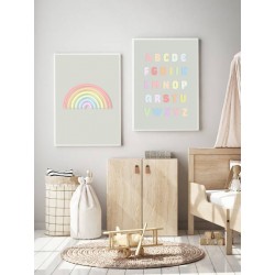 Постер в рамке "ABC"