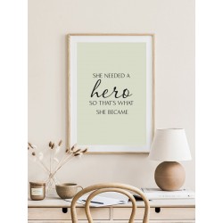 Постер в рамці "Герой"