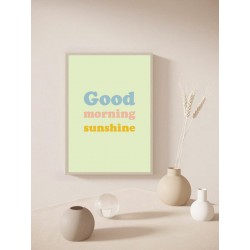 Постер в рамке "Солнышко"