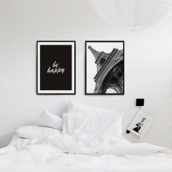 Постер в рамке "Будь счастлив"