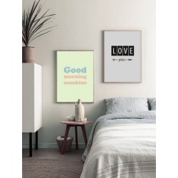 Постер в рамке "Любовь"