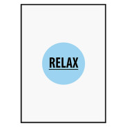 Постер в рамке "Relax"