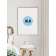 Постер в рамке "Relax"