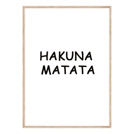 Постер в рамке "Hakuna Matata"
