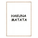 Постер в рамке "Hakuna Matata"