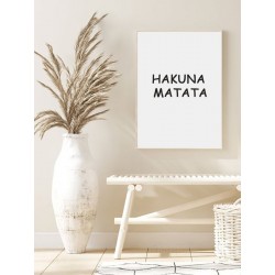 Постер в рамке "Hakuna Matata"