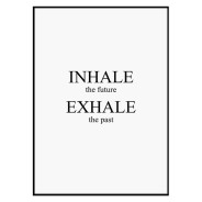 Постер в рамке "Inhale-exhale"