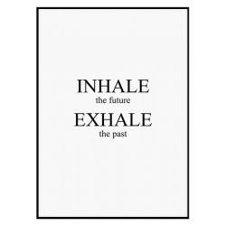 Постер в рамці "Inhale-exhale"